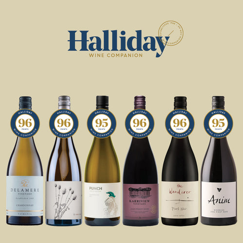 Halliday-rated chardonnay and pinot noir wine pack
