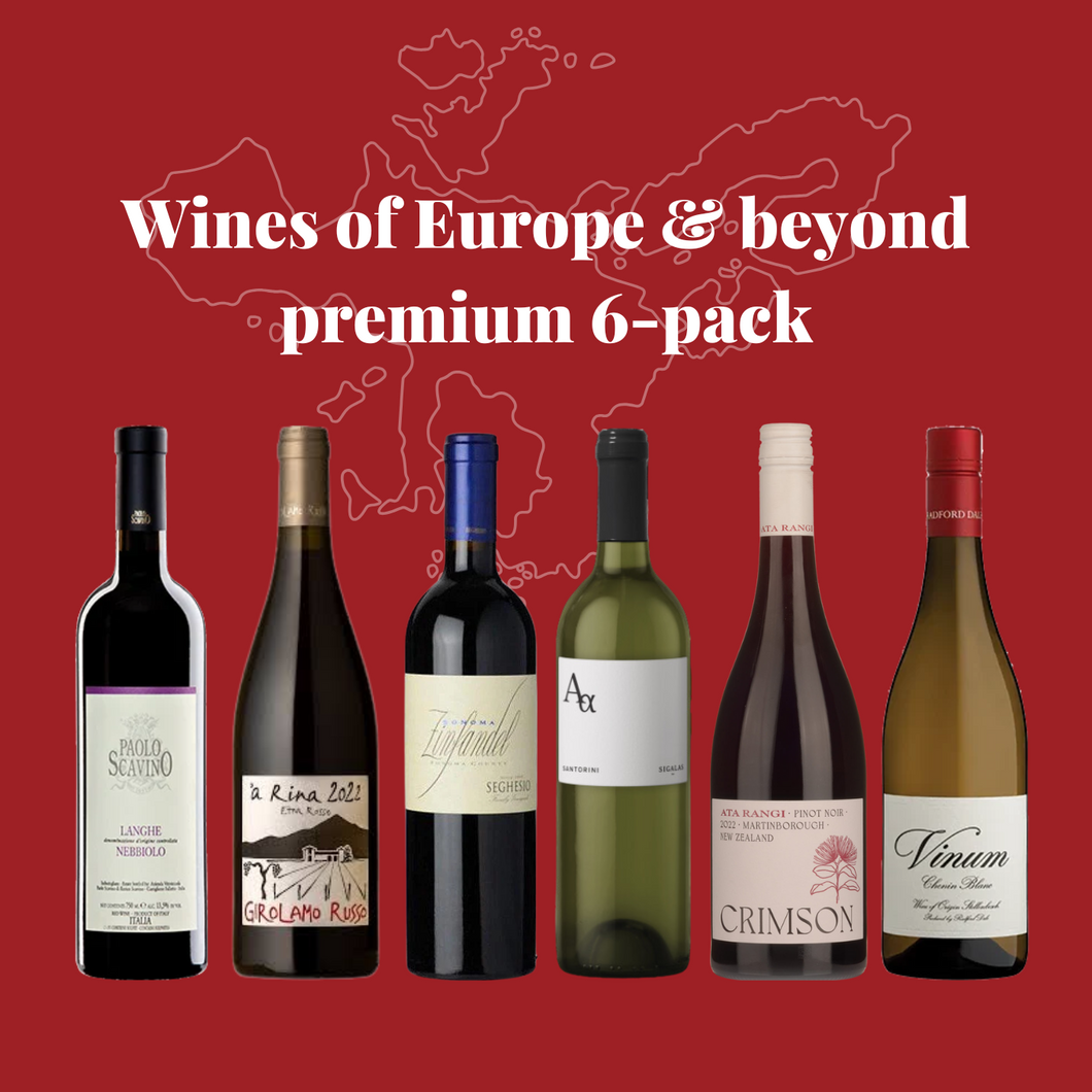 Wines of Europe and Beyond Premium 6-pack